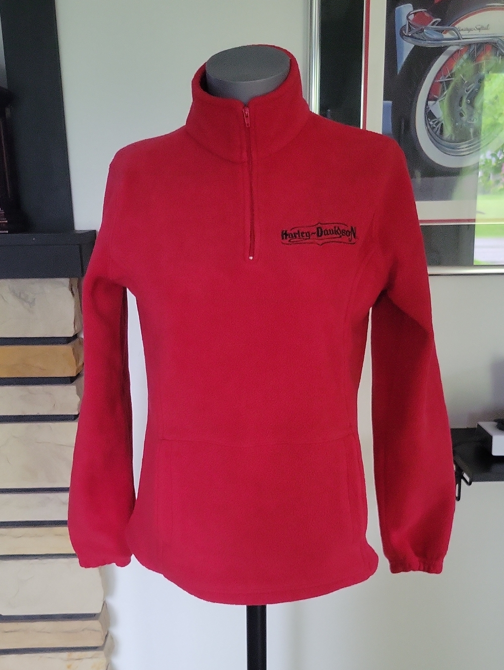 Harley-Davidson Fleece Top Medium Red